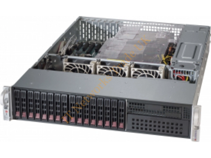 CSE-213XAC-R1K05LP Supermicro SuperChassis CSE-213XAC-R1K05LP 800/1000W 2U Rackmount Server Chassis (Black)