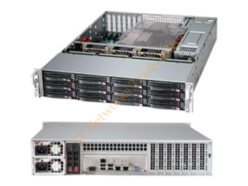 CSE-216BE26-R920LPB Supermicro SuperChassis CSE-216BE26-R920LPB 920W 2U Rackmount Server Chassis (Black)
