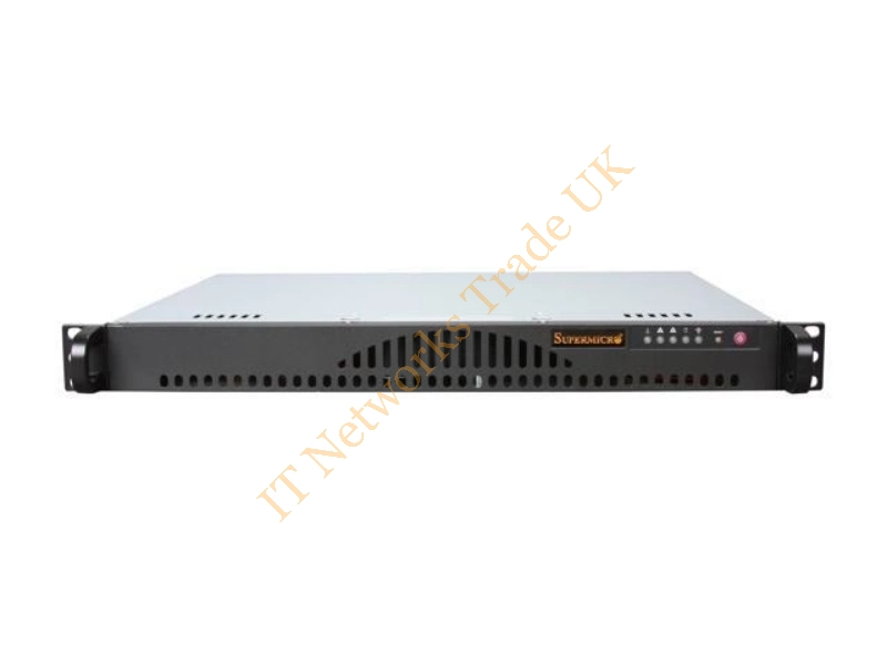 CSE-512L-200B Supermicro SC512L ATX Black Mini 200-Wattas Mini 1U Rackmount Server Chassis Server System