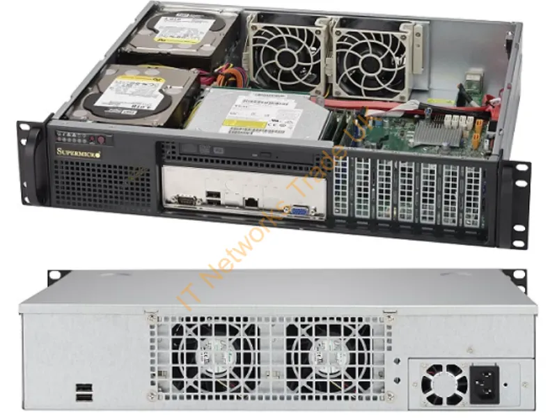 CSE-523L-505B - Supermicro Superchassis 523L-505B 2U Black 500 W