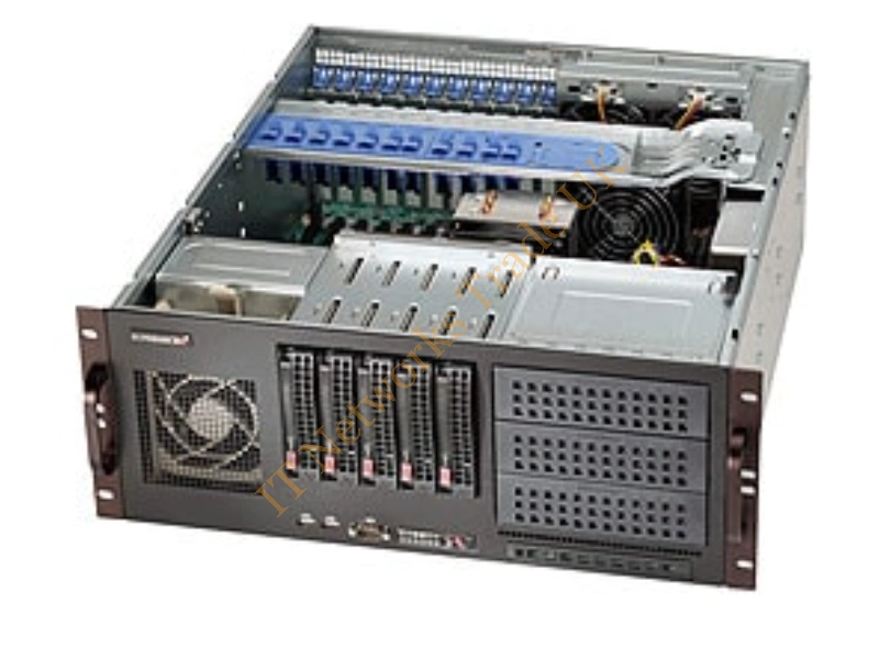 CSE-842XTQ-R606B Supermicro SuperChassis CSE-842XTQ-R606B 600W 4U Rackmount Server Chassis (Black)