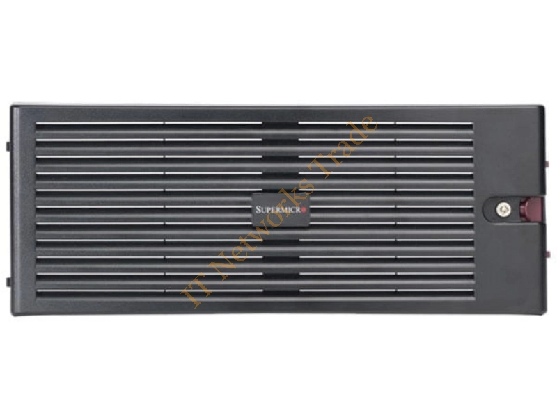 CSE-PTFB-813-02B Supermicro CSE-PTFB-813-02B 1U Rackmount Front Bezel For SC813, SC813M, SC815, SC818, SC819 (Redundant Power) Series Chassis (Black) Server Accessory