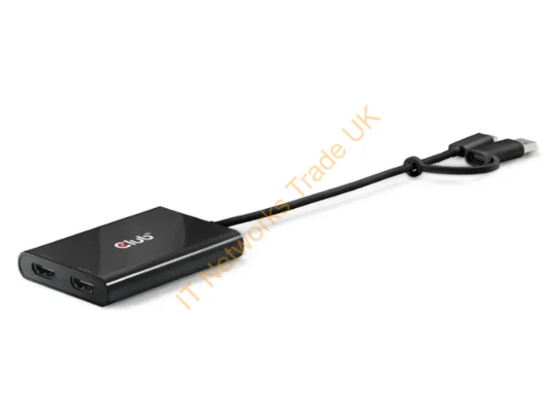 CSV-1475 - Club3D Csv-1475 Video Splitter Usb Type-C 2X Hdmi