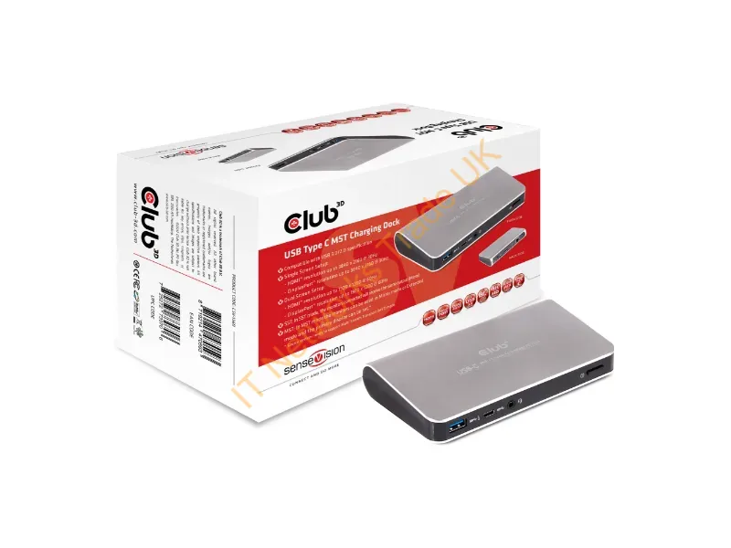 CSV-1560 - Club3D Usb Type C Mst Charging Dock