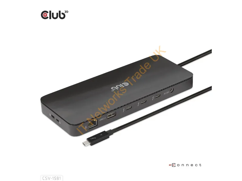 CSV-1581 - Club3D Thunderbolt 4 11-In-1 Docking Station