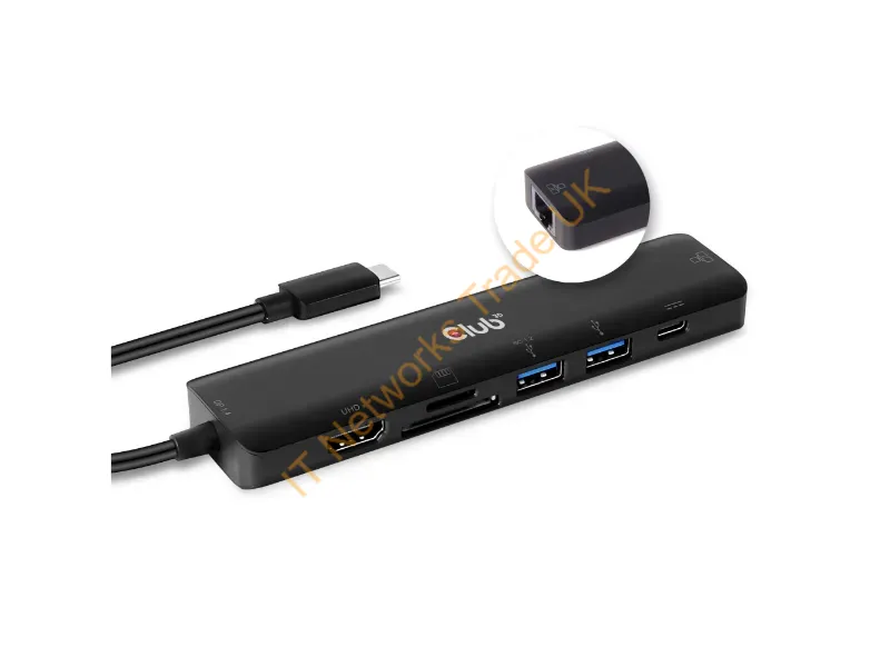 CSV-1592 - Club3D Csv-1592 Laptop Dock/Port Replicator Docking Usb 3.2 Gen 1 (3.1 Gen 1) Type-C Black