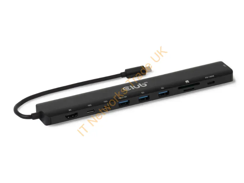 CSV-2550 - CLUB3D 10-1 Portable Dock USB Type-C® 10Gbps to HDMI™ 8K30Hz PD3.1 Max.140Watt