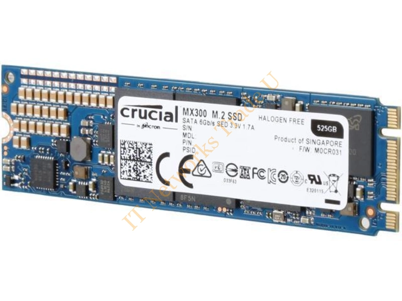 CT10002156 Crucial MX300 Series 525GB Triple-Level Cell (TLC) SATA 6Gb/s 2.5-inch Solid State Drive SSD Storage