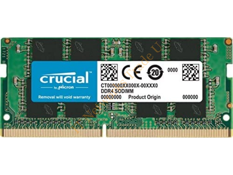 CT10004187 Crucial 8GB Kit (2 X 4GB) DDR4-2133MHz PC4-17000 non-ECC Unbuffered CL15 260-Pin SoDimm Single Rank Memory for OptiPlex 7450-Aio Laptop Memory