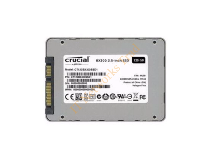 CT120BX300SSD1 Crucial BX300 Series 120GB Multi-Level Cell (MLC) SATA 6Gb/s 2.5-inch Solid State Drive SSD Storage