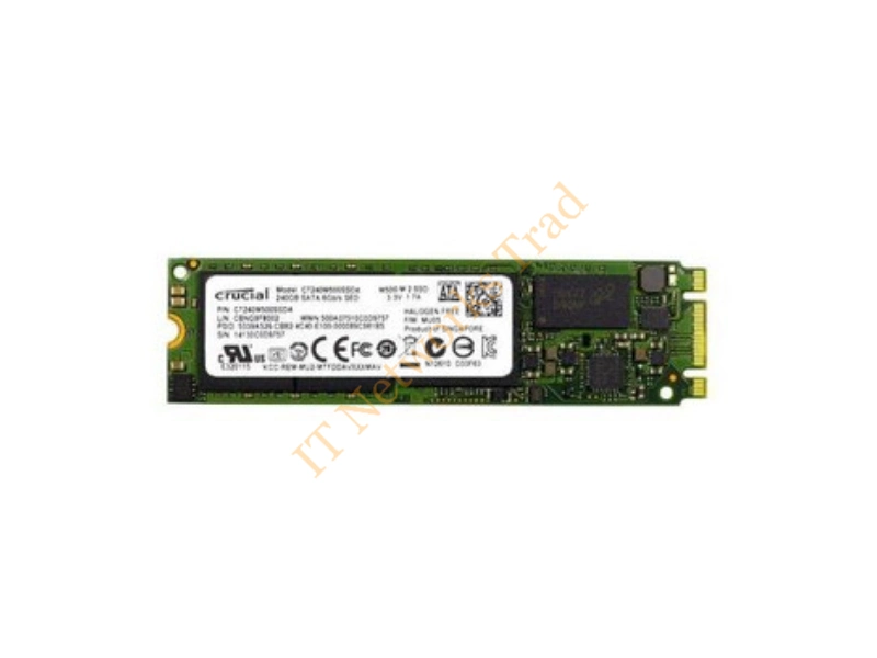 CT120M500SSD4.PK01 Crucial M500 Series 120GB Multi-Level Cell (MLC) SATA 6Gb/s M.2 2280 Solid State Drive SSD Storage