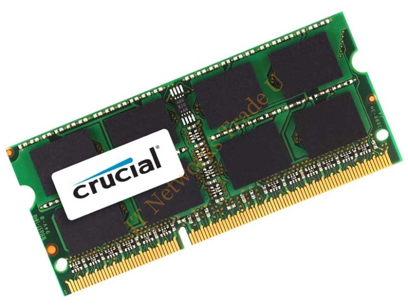 CT12864AC667.K8F8 Crucial 1GB DDR2-667MHz PC2-5300 non-ECC Unbuffered CL5 200-Pin SoDimm Single Rank Memory Module Laptop Memory