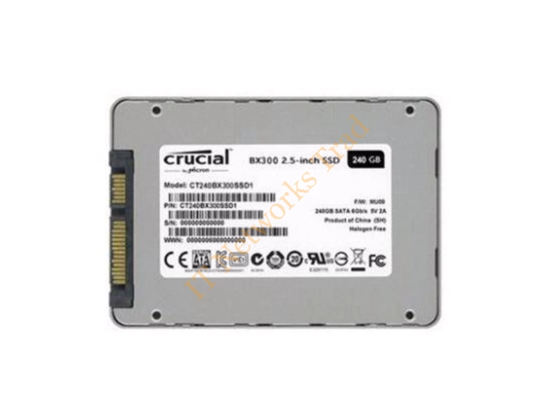 CT240BX300SSD1 Crucial BX300 Series 240GB Multi-Level Cell (MLC) SATA 6Gb/s 2.5-inch Solid State Drive SSD Storage