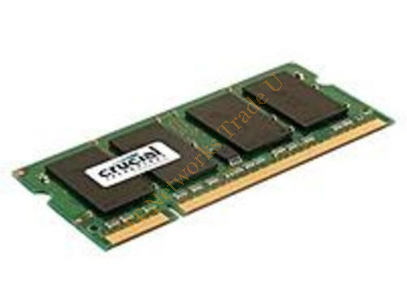 CT25664AC80E Crucial 4GB Kit (2 X 2GB) DDR2-800MHz PC2-6400 non-ECC Unbuffered CL6 200-Pin SoDimm Memory Laptop Memory
