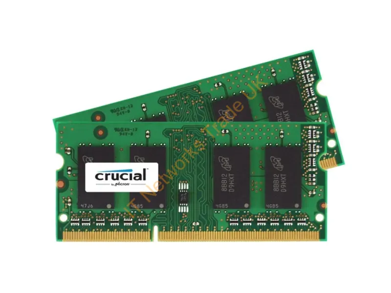 CT2K102464BF186D Crucial Technology 16GB Kit (2 X 8GB) DDR3-1866MHz PC3-14900 non-ECC Unbuffered CL13 204-Pin SoDimm 1.35V Low Voltage Memory Laptop Memory