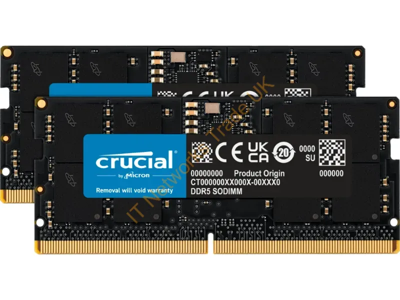 CT2K16G48C40S5 - Crucial Ct2K16G48C40S5 Memory Module 32 Gb 2 X 16 Gb Ddr5