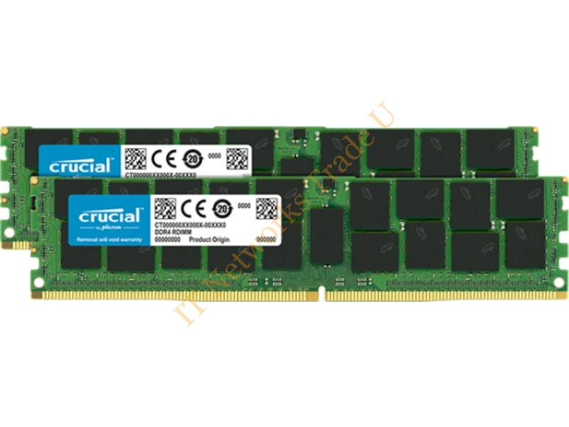 CT2K16G4RFD4266 - Crucial 32GB (2 x 16GB) DDR4-2666 RDIMM 32GB DDR4 2666MHz ECC memory module