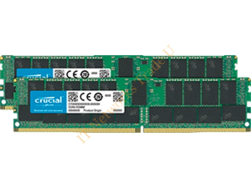 CT2K32G4RFD4266 - Crucial 64GB (2 x 32GB) DDR4-2666 RDIMM 64GB DDR4 2666MHz ECC memory module