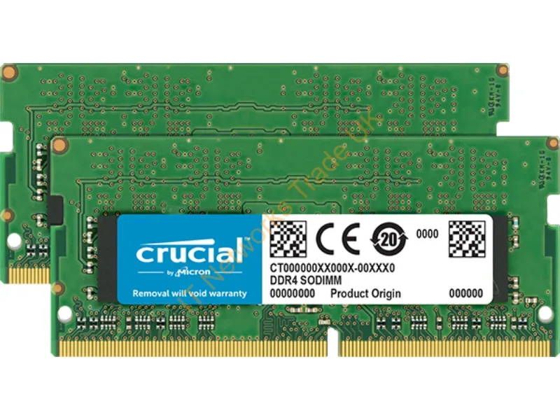 CT2K4G4SFS8266 Crucial 8GB Kit (2 X 4GB)DDR4-2666MHz PC4-21300non-ECC Unbuffered CL19 260-Pin SoDimm 1.2V Single Rank Memory Laptop Memory