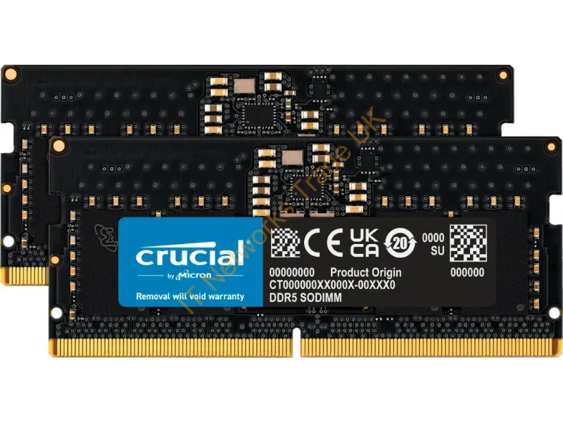 CT2K8G48C40S5 - Crucial Ct2K8G48C40S5 Memory Module 16 Gb 2 X 8 Gb Ddr5