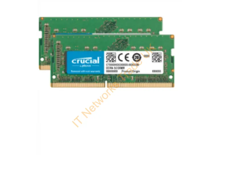 CT2K8G4S24AM Crucial 16GB Kit (2 x 8GB) DDR4-2400 PC4-19200 non ECC Unbuffered CL-17 260-Pin SoDimm Memory Module Laptop Memory