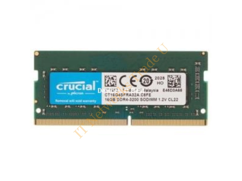 CT3264AC53E Crucial 256MB DDR2-533MHz PC2-4200 non-ECC Unbuffered CL4 200-Pin SoDimm Memory Module Laptop Memory