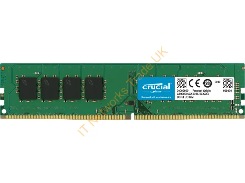 CT32G4DFD832AT - Crucial Technology (Micron Technology Inc.) CT32G4DFD832AT 32 GB 1 x 32 GB DDR4 3200 MHz 288-pin DIMM