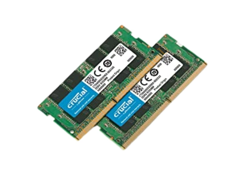 CT32M64S4W7E Crucial 256MB 133MHz PC133 non-ECC Unbuffered CL2 144-Pin SoDimm Memory Module Laptop Memory