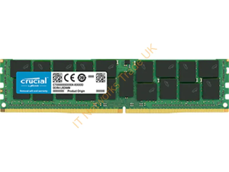 CT64G4LFQ4266 - Crucial 64GB DDR4-2666 LRDIMM 64GB DDR4 2666MHz ECC memory module