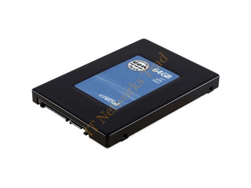 CT64GBFAA0 Crucial 64GB Single-Level Cell (SLC) SATA 3Gb/s 2.5-inch Solid State Drive SSD Storage