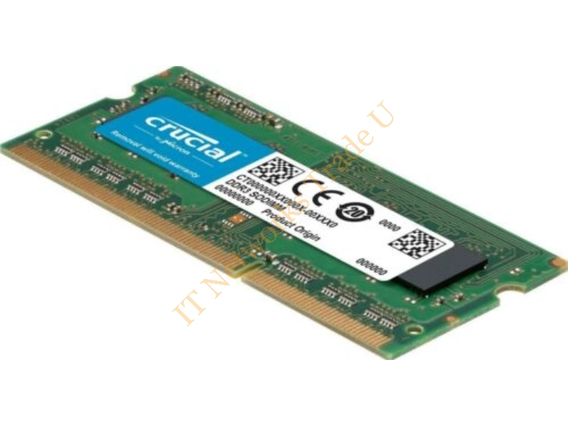 CT850713 Crucial 1GB Kit (2 X 512MB) DDR2-667MHz PC2-5300 non-ECC Unbuffered CL5 200-Pin SoDimm Memory Laptop Memory