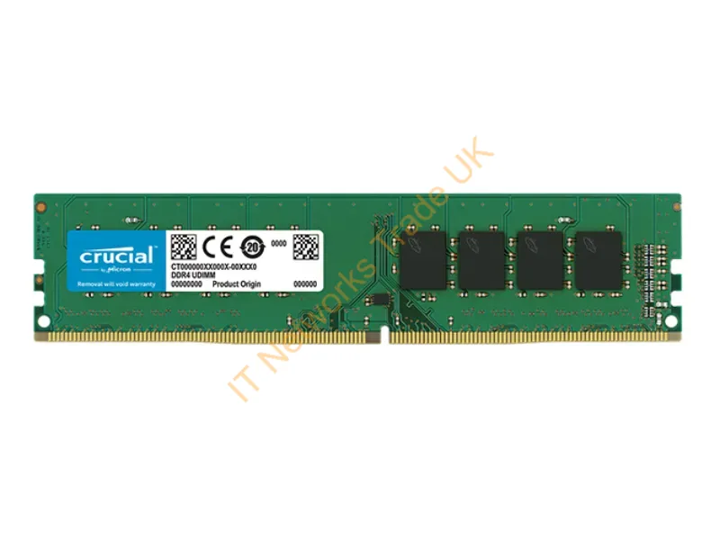 CT8G4DFS824A Crucial 8GB DDR4-2400MHz PC4-19200 non-ECC Unbuffered CL17 288-Pin DIMM 1.2V Single Rank Memory Module Desktop Memory