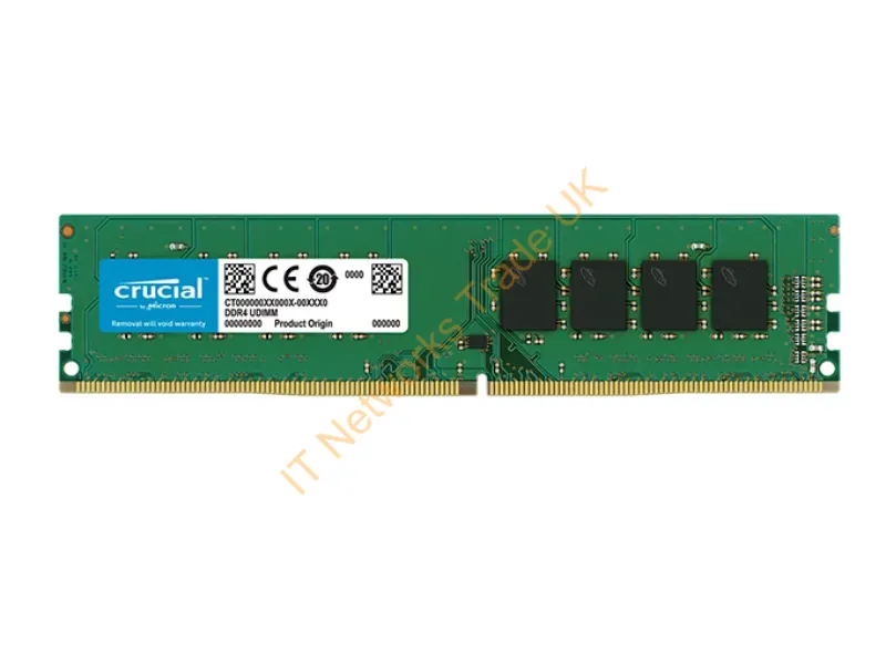 CT8G4DFS8266 Crucial 8GB DDR4-2666MHz PC4-21300 non-ECC Unbuffered CL19 288-Pin DIMM 1.2V Single Rank Memory Module Desktop Memory