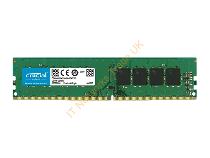 CT8G4RFD8213 - Crucial 8Gb Ddr4-2133 Memory Module 1 X 8 Gb 2133 Mhz Ecc