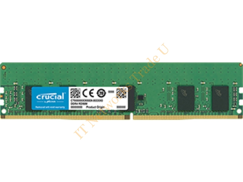 CT8G4RFS8266 - Crucial 8GB DDR4-2666 RDIMM 8GB DDR4 2666MHz ECC memory module