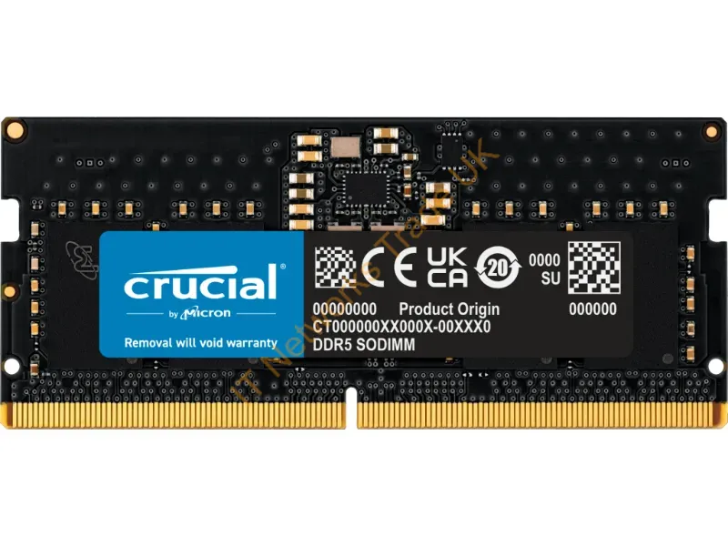 CT8G56C46S5 - Crucial Ct8G56C46S5 Memory Module 8 Gb 1 X 8 Gb Ddr5 262-Pin So-Dimm Ecc