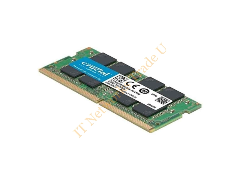 CT943795 Crucial 1GB Kit (2 X 512MB) DDR2-667MHz PC2-5300 non-ECC Unbuffered CL5 200-Pin SoDimm Memory Laptop Memory