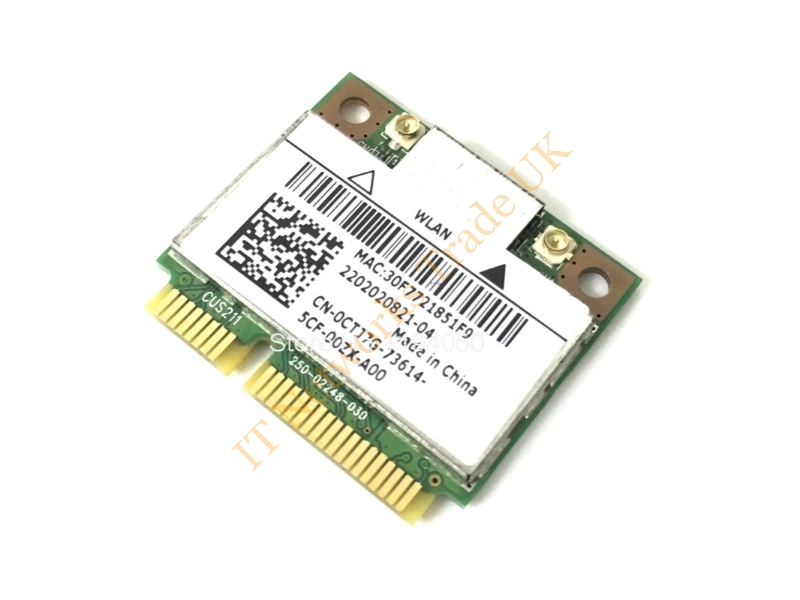 CTJ7G Dell Ar5b22 Bigfoot Killer N-1202 Wireless N Bluetooth 4.0 WLAN Card