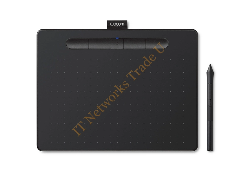 CTL-4100WLK-N - Wacom Intuos S 2540lpi 152 x 95mm USB/Bluetooth Black graphic tablet Cable