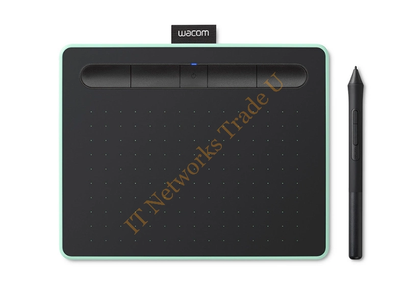 CTL-6100WLE-S - Wacom Intuos M Bluetooth 2540lpi 216 x 135mm USB/Bluetooth Black, Green graphic tablet Cable