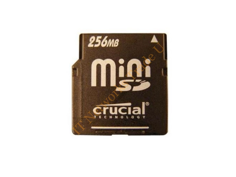 CTRFB256MBMSD Crucial 256MB miniSD Flash Memory Card