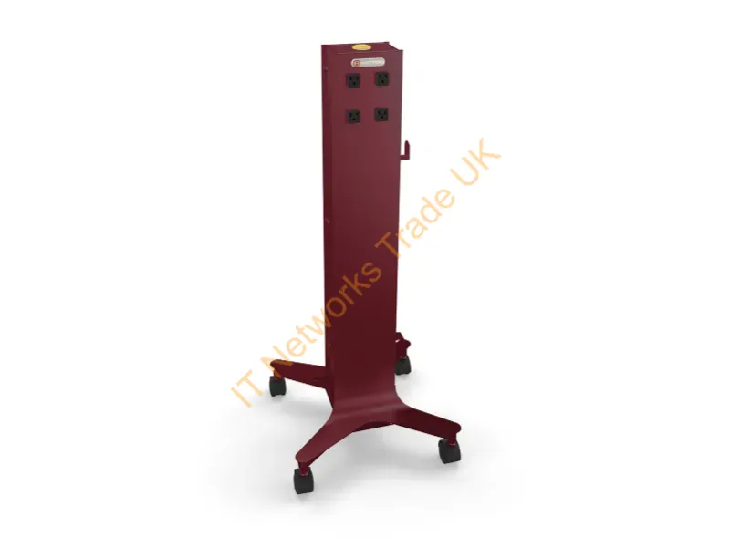 CTWR800-MA - Bretford Cube Tower Maroon Indoor