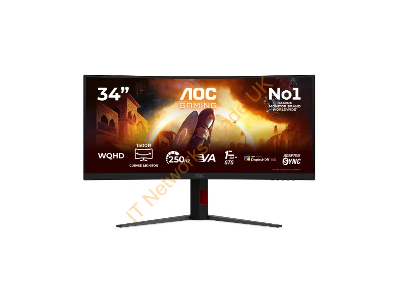 CU34G4ZCA - AOC 34 VA MONITOR SPK CURVED CU34G4ZCA