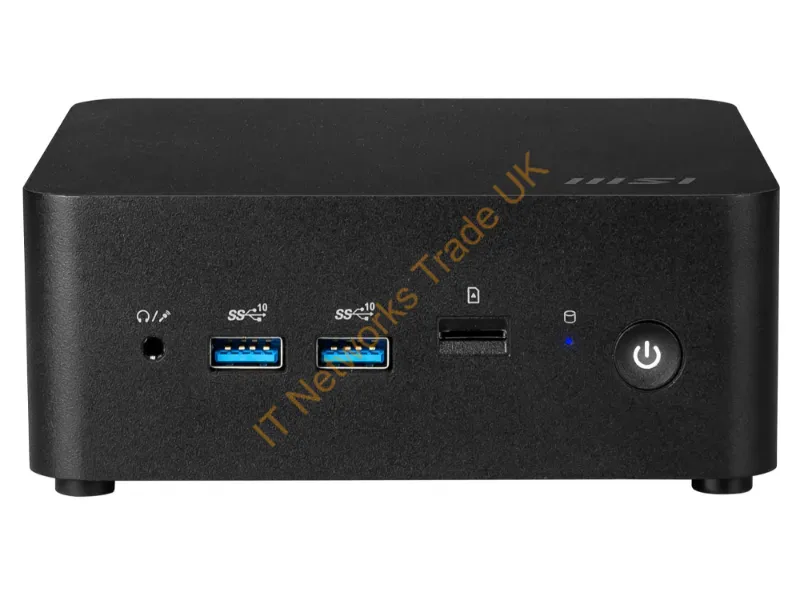CUBINUC1M010 - Msi Cubi Nuc 1M-010Us Intel Core 3 100U 8 Gb Ddr5-Sdram 500 Gb Ssd Windows 11 Pro Mini Pc Black