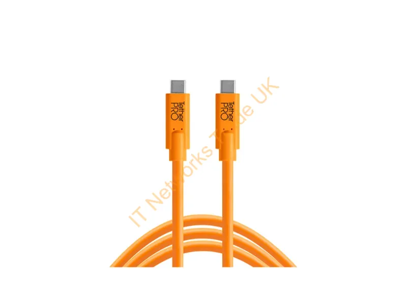 CUC15-ORG - Tether Tools CUC15-ORG USB cable USB 3.2 Gen 1 (3.1 Gen 1) 4.6 m USB C Orange