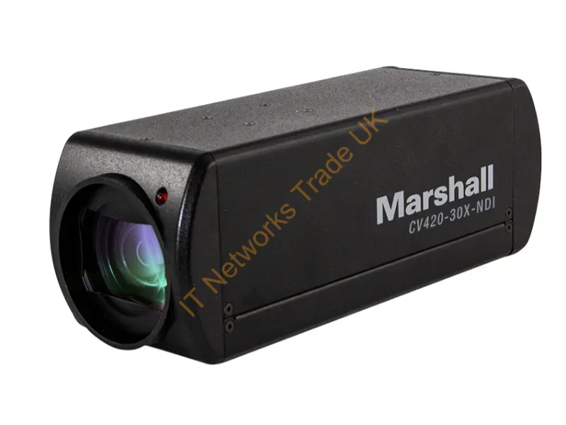 CV420-30X-NDI - Marshall Electronics Cv420-30X-Ndi Video Conferencing Camera 8 Mp Black 3840 X 2160 Pixels 60 Fps 1/2.5"