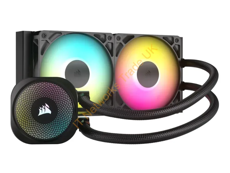 CW-9060092-WW - Corsair Nautilus 240 Rs Argb Liquid Processor All-In-One Liquid Cooler Black 1 Pc(S)