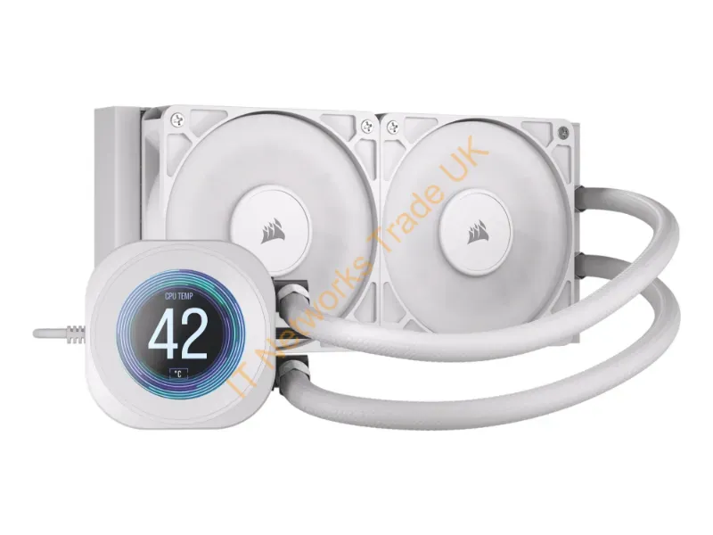 CW-9061032-WW - Corsair Nautilus 240 Rs Lcd Processor All-In-One Liquid Cooler 4.72" (12 Cm) White 1 Pc(S)