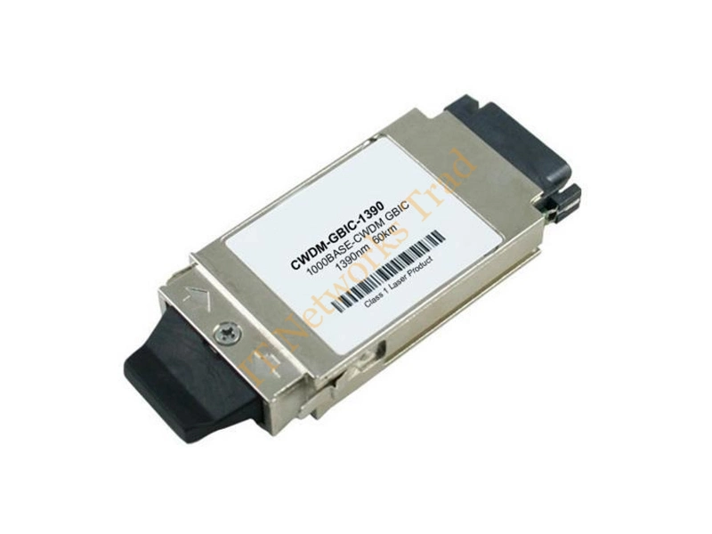 CWDM-GBIC-1390 Cisco 1Gb/s 1000Base-ZX CWDM Single-Mode Fiber 80km 1390nm Duplex SC Connector GBIC Transceiver Module