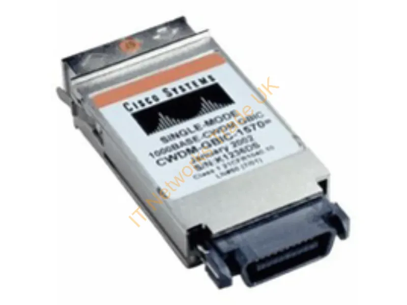 Cisco REMAN 1000BASE-CWDM 1570 NM GBIC SGL Transceiver Module